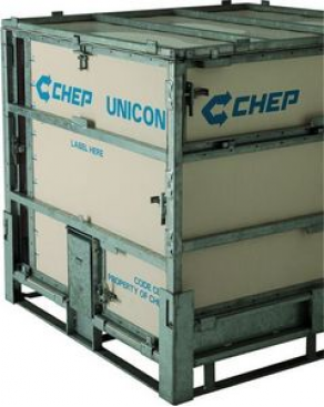 IBC container / for food / bulk materials - 1 172 x 1 102 x 1 103 mm, max. 1 500 kg | Unicon