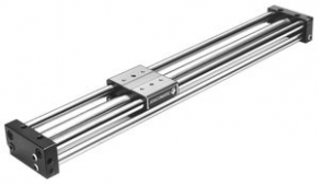 Pneumatic cylinder / rodless / double-acting / with shock absorber - ø 6 - 40 mm, max. 7 bar, max. 60 °C | 445 series