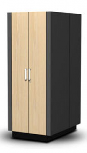 Hinged door cabinet / portable / office / server - 18 - 38 U | NetShelter® CX   