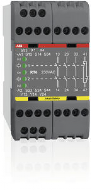 Safety relay - Cat. 4/PL, e/SIL 3, IP 40, IEC 60529