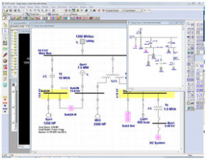 Electrical schematics software - One-Line Diagram