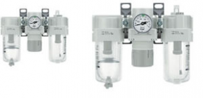 Compressed air filter-regulator-lubricator - 0.5 MPa, 500 L/min | AC series