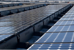 Monocrystalline photovoltaic solar panel / roof-mount