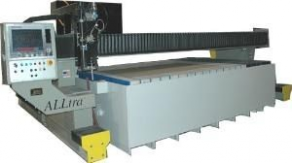 Water-jet cutting machine / bridge type - max. 9000 mm x 30000 mm (30' x 100')