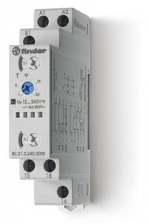 Time delay relay - 1 - 16 A, 0.1 s - 24 h | 80 series