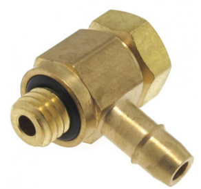 Barbed fitting / pneumatic / brass - MLASH Series