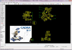 3D mechanical design and drafting software - CADRA