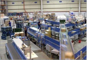The food industry automatic sorting and distribution system