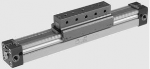 Pneumatic cylinder / rodless / with integrated guides - ø 25 - 63 mm
