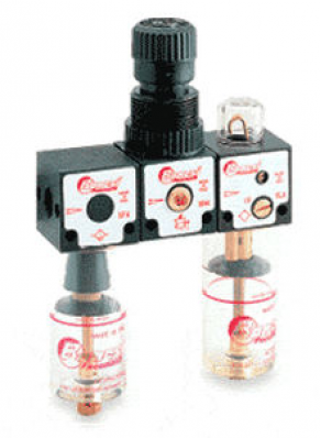 Compressed air filter-regulator-lubricator - 400 Nl/min | XR series