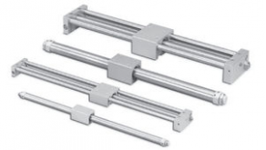 Pneumatic cylinder / rodless / magnetically-coupled - max. 100 psi | P1Z series