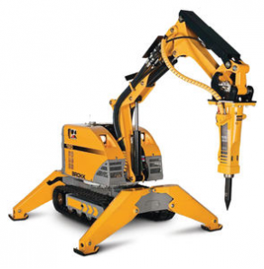 Compact demolition robot / remote-controlled - 1 600 kg, 18.5 kW | BROKK 160