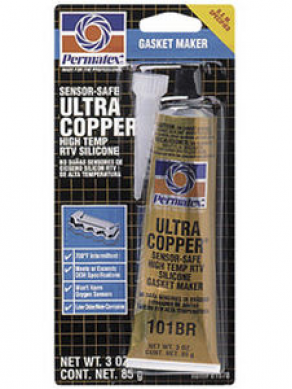 RTV silicone adhesive - -54 °C ... +371 °C | Permatex® Ultra Copper®