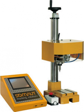 Dot peen marking machine / manual / pneumatic / bench-top - 100 x 80 mm | S33