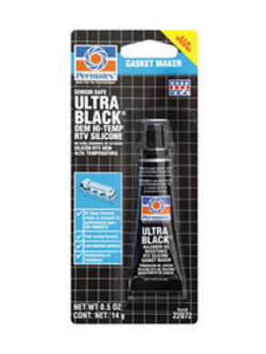RTV silicone adhesive - -54 °C ... +260 °C | Permatex® Ultra Black®