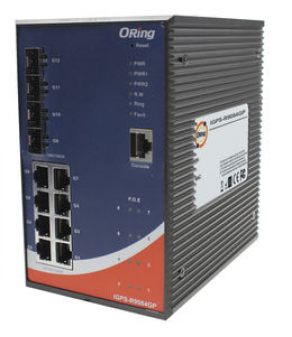 Industrial gigabit Ethernet switch / PoE / 12 ports - 12-port | IGPS-R9084GP
