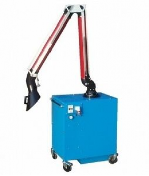 Mobile welding fume extractor / with extraction arm - 750 - 2 000 Nm³/h | DK series