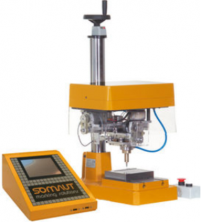 Dot peen marking machine / manual / pneumatic / bench-top - 180 x 80 mm | S33L