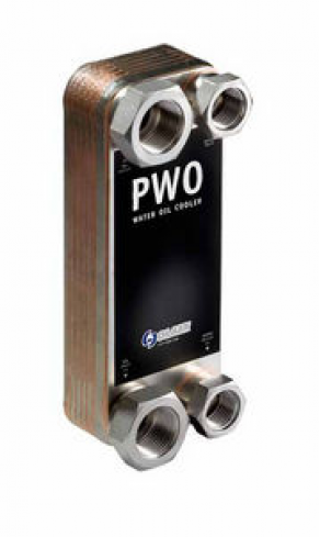 Water/oil cooler / brazed plate - 1 - 480 kW | PWO