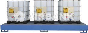 Containment bund / carbon steel / cubitainer - 1 550 l 