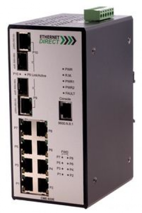 Managed Ethernet switch / industrial / PoE - 10/100Base-T(X) | CM series