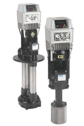 Coolant pump / vertical / for machine tool