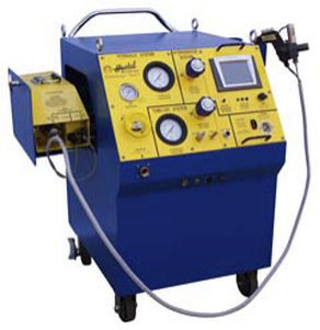 Heat exchanger tube swaging machine - max. 50 000 psi (3 445 bar) | Mark V HydroSwage®