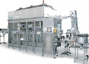 Linear filling machine / automatic / liquid - 60 - 400 p/min | AssetClean&trade; 49 synchrobloc series