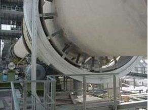 Drying oven / gas-fired / rotary