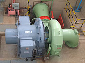 Hydraulic turbine / Francis - max. 20 MW, max. 300 m