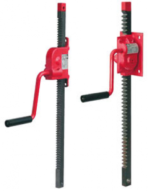 Worm gear rack and pinion jack
