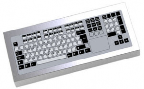 Keyboard with touchpad / waterproof / industrial - 128P key