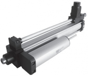 Hydro-pneumatic cylinder / double-acting - DN 40 | HS series