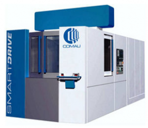 CNC machining center / 3-axis / horizontal / precision - max. 50 m/min | SmartDriveComau 1000S