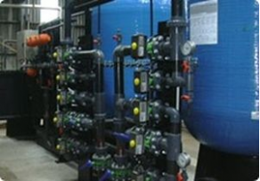 Chemical water treatment unit