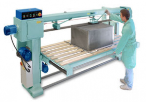 Polishing grinding machine / horizontal / belt / for flat parts - 2500 mm x 1000 mm x 680 mm | SYRIO