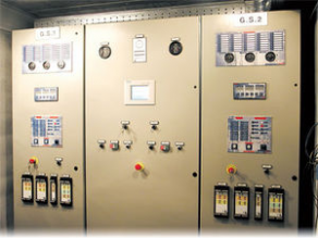 Control panel for generator sets