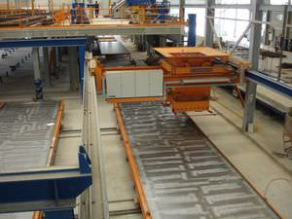 Insulation panel production line