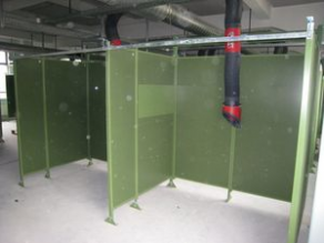 Sound insulating partition - 2150 x 2100 mm | Cepro Sonic 