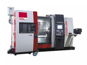 CNC milling-turning center / with gantry loader - Hyperturn 65 Powermill