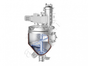 Cone mixer / dryer / reactor / single-shaft - 100 - 15 000 l | AMT