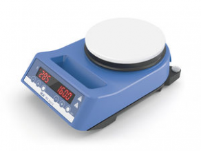 Digital laboratory hot plate magnetic stirrer - 100 - 2 000 rpm | RH digital white