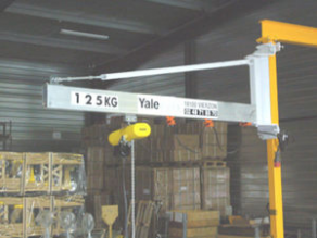 Wall-mounted jib crane / overbraced / hollow section - 50 - 500 kg | PTMA series