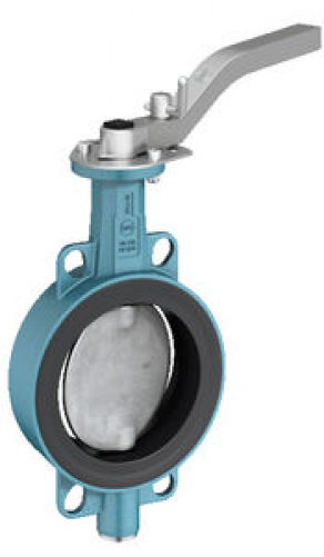 Rubber butterfly valve / wafer - DN 50 - 300, max. 3 bar | Z 011-AS