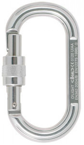 Locking carabiner / aluminium / symmetrical / oval - 8 - 22 kN | O'LIGHT series