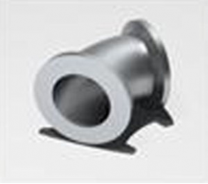 Flange fitting / elbow / stainless steel - 45°, max. 1 bar | NW16 series