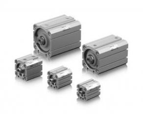 Pneumatic cylinder / double-acting / compact / ISO - 5 - 150 mm, 50 - 500 mm/s | C55 series