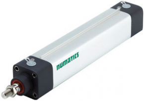 Pneumatic cylinder / double-acting / for food industry applications / with adjustable cushions - Ø 32 - 100 mm, max. 10 bar, -20 °C ... +70 °C | 454 series