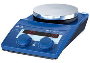 Digital laboratory hot plate magnetic stirrer - max. 1 500 rpm | RCT basic IKAMAG® safety control