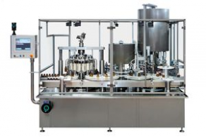 Liquid filler and capper / for pharmaceutical products / bottle - max. 350 p/min | ML618